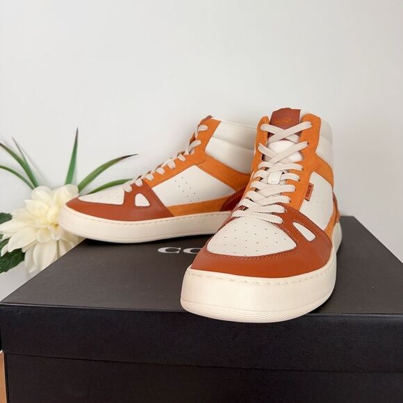 NWT Coach Clip Court High Top Sneaker size US 11 - Picture 3 of 9